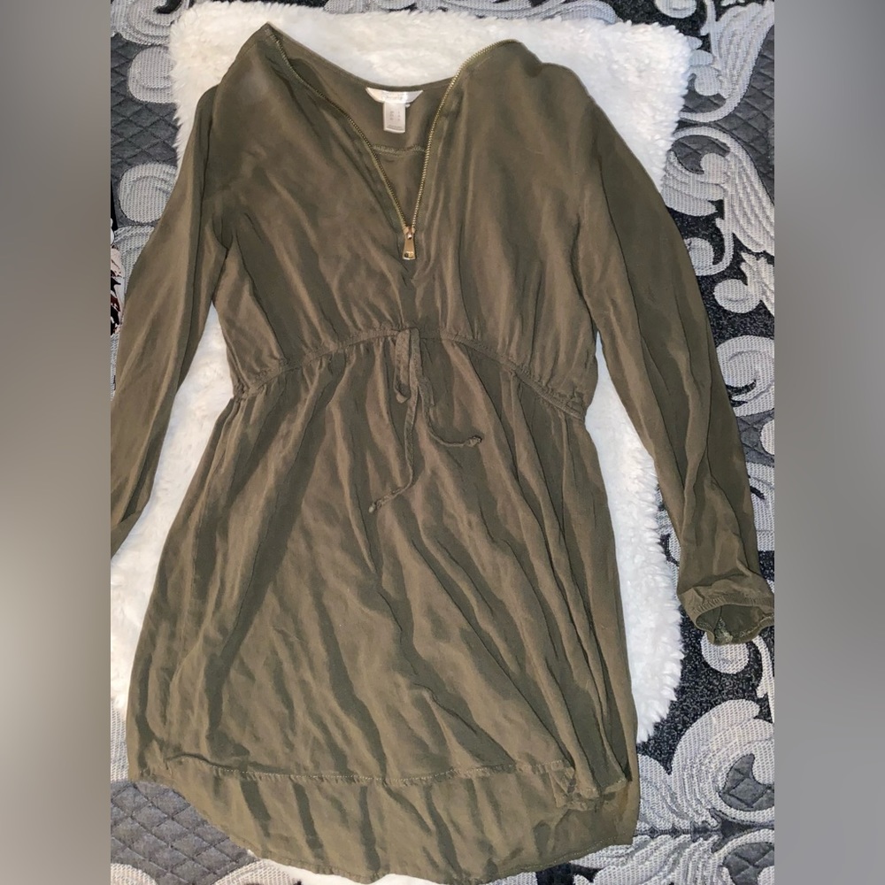 Army green dress